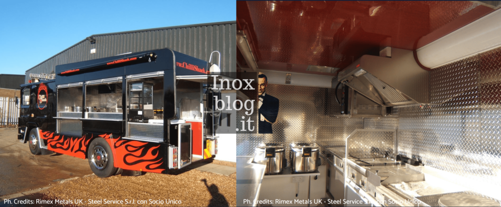 ispirazione per food truck e inox